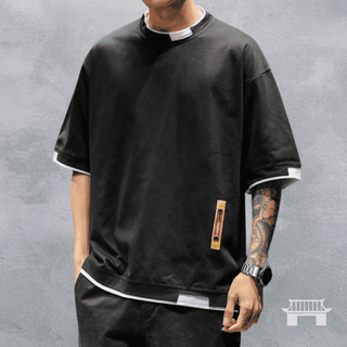 Kanji Oversized Japanese Streetwear Shirt