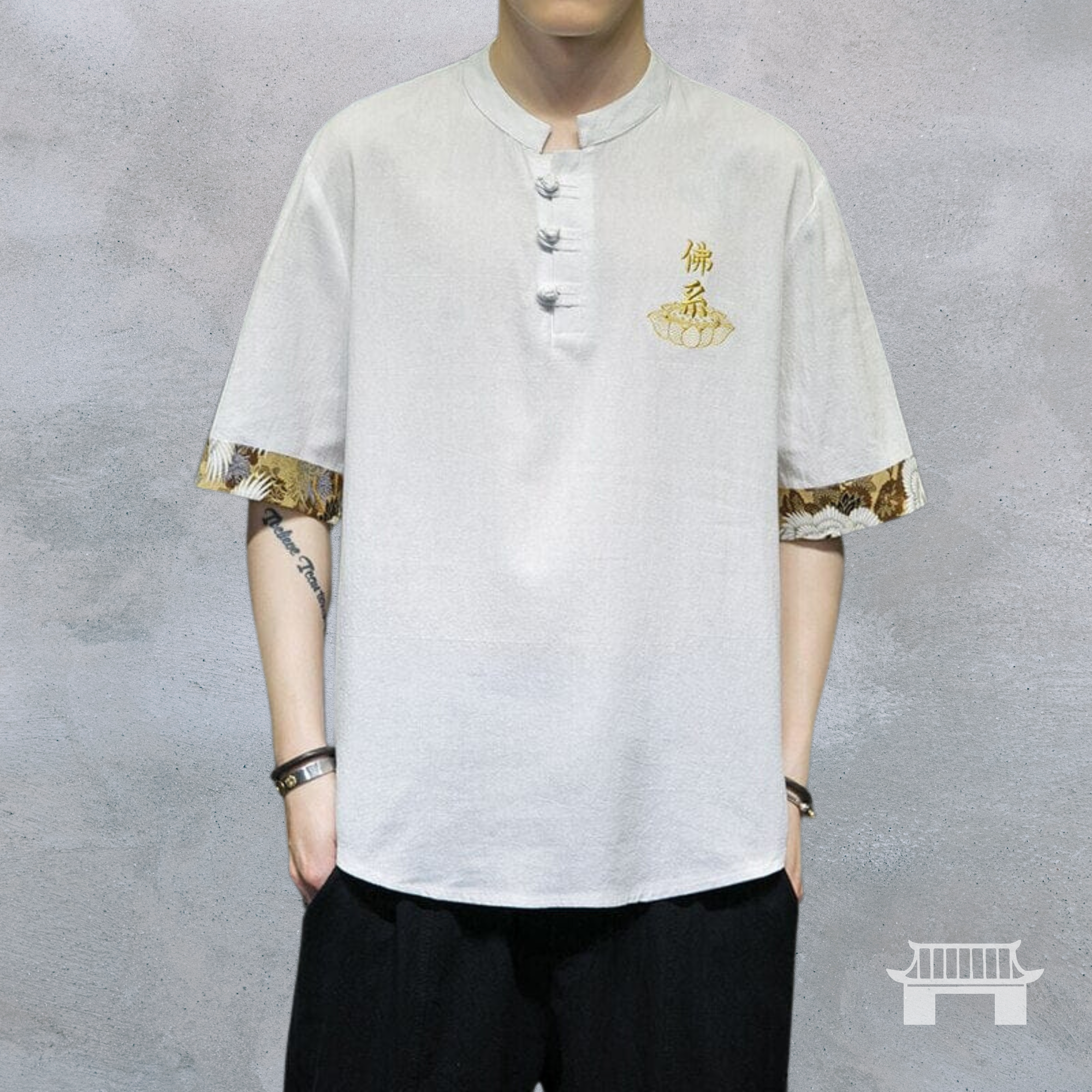 Authentic Embroidered Wu Dang Hanfu T-Shirt