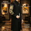 Ziran Classic Black Kimono Trench Coat